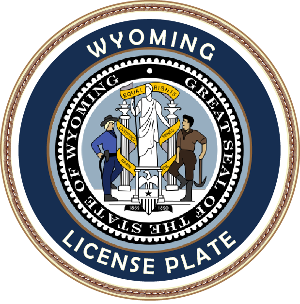 Wyoming License Plate Logo
